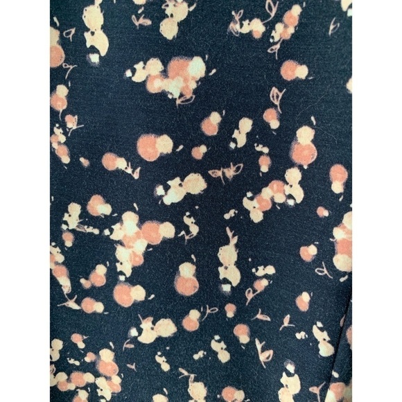 Club Monaco Blue with a pink floral pattern Straight pants size 2 - Picture 7 of 15